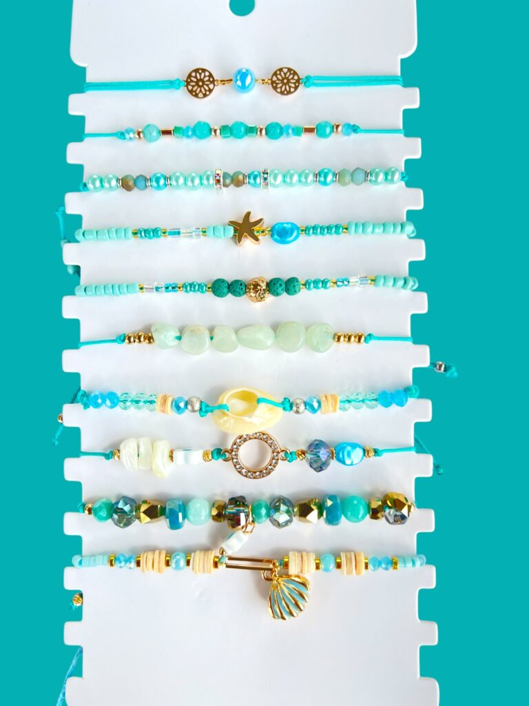 Bracelets fantaisie réglables /10 Pièces