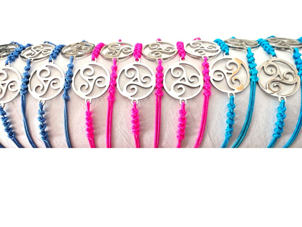 Bracelets réglables Triskel