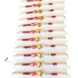 Bracelet réglable Perles & Etoile de mer