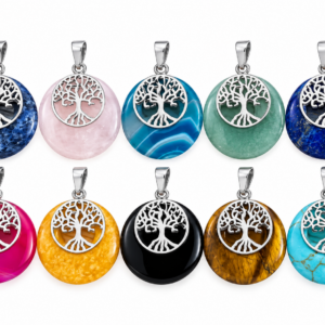 Pendentif pierre arbre de vie